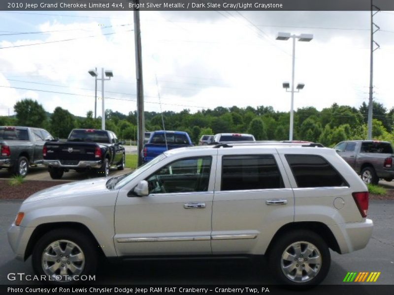 Bright Silver Metallic / Dark Slate Gray/Light Graystone 2010 Jeep Grand Cherokee Limited 4x4