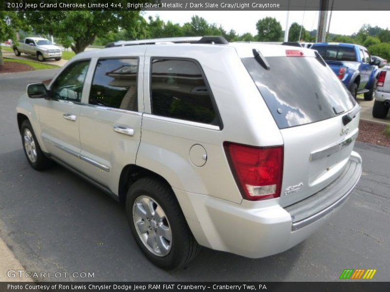 Bright Silver Metallic / Dark Slate Gray/Light Graystone 2010 Jeep Grand Cherokee Limited 4x4