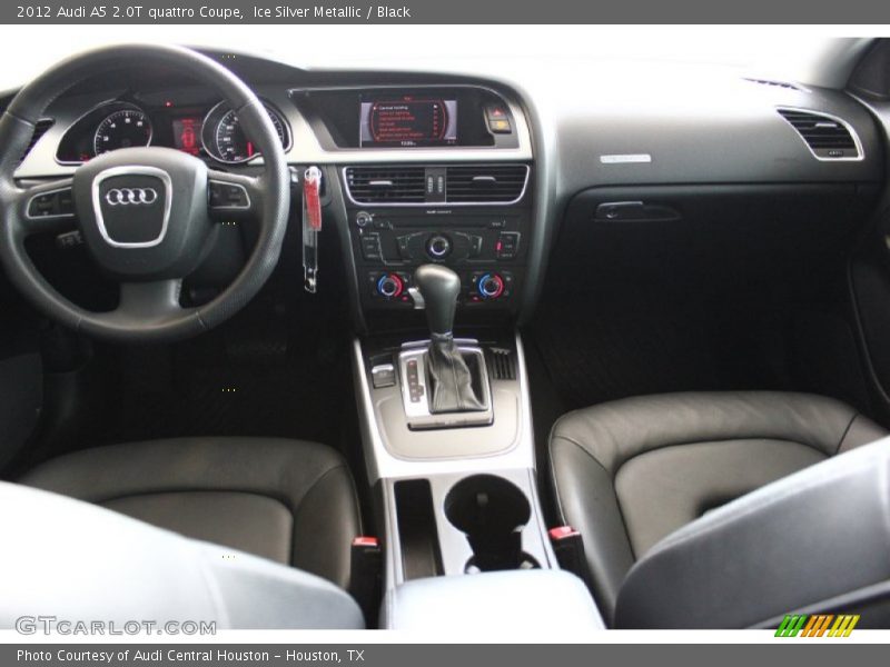 Ice Silver Metallic / Black 2012 Audi A5 2.0T quattro Coupe