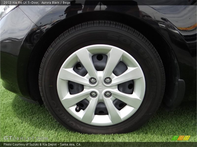 Aurora Black / Beige 2013 Kia Rio LX 5-Door