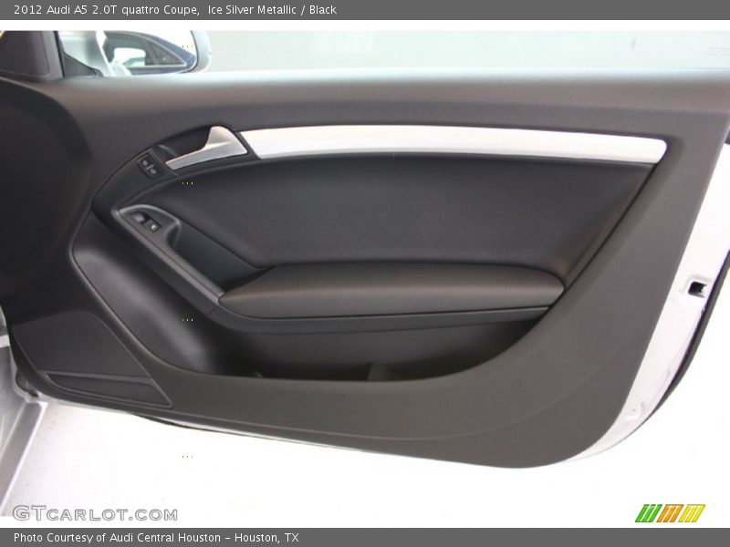 Ice Silver Metallic / Black 2012 Audi A5 2.0T quattro Coupe