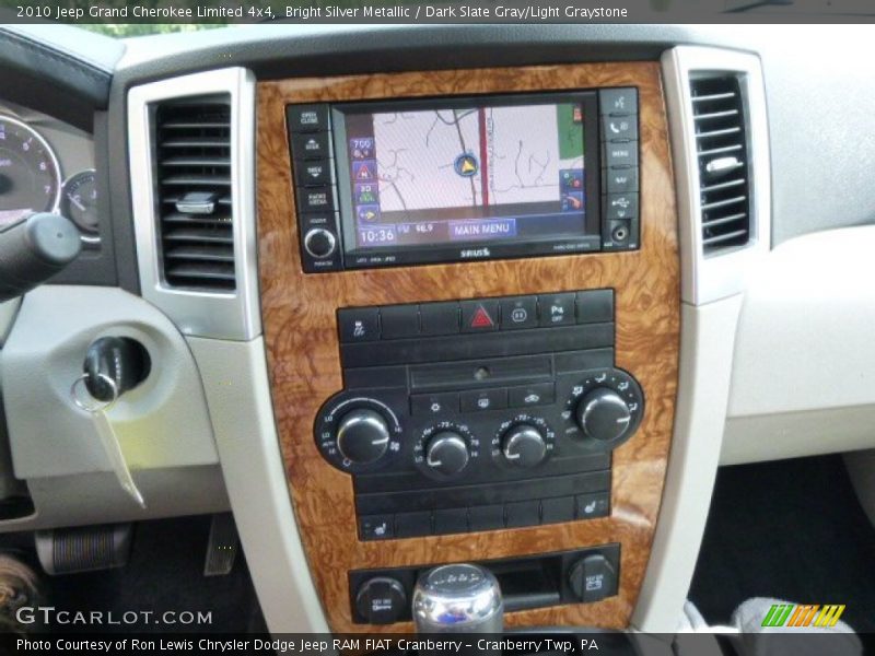 Bright Silver Metallic / Dark Slate Gray/Light Graystone 2010 Jeep Grand Cherokee Limited 4x4