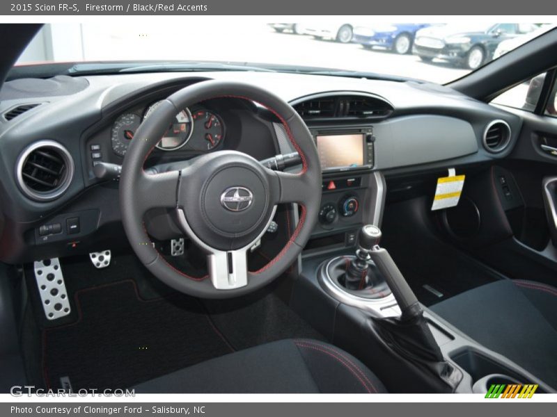 Black/Red Accents Interior - 2015 FR-S  