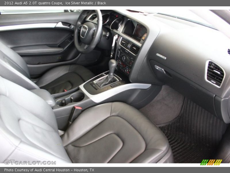 Ice Silver Metallic / Black 2012 Audi A5 2.0T quattro Coupe