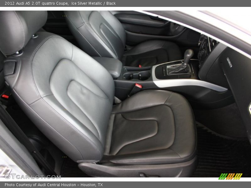 Ice Silver Metallic / Black 2012 Audi A5 2.0T quattro Coupe
