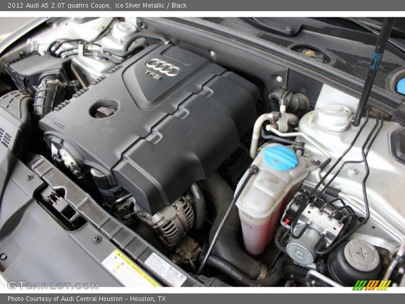 Ice Silver Metallic / Black 2012 Audi A5 2.0T quattro Coupe