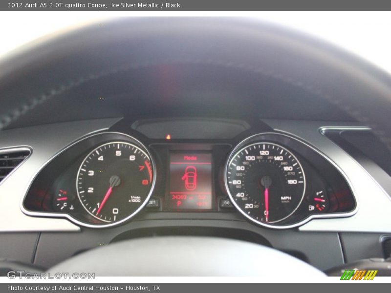 Ice Silver Metallic / Black 2012 Audi A5 2.0T quattro Coupe