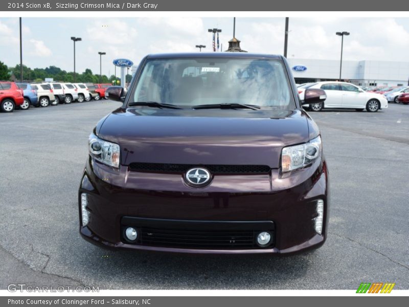 Sizzling Crimson Mica / Dark Gray 2014 Scion xB