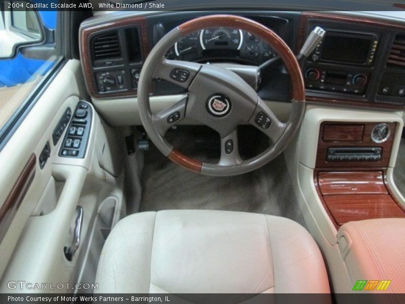 White Diamond / Shale 2004 Cadillac Escalade AWD