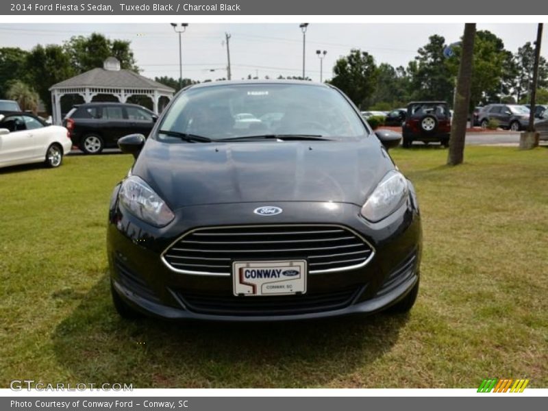 Tuxedo Black / Charcoal Black 2014 Ford Fiesta S Sedan
