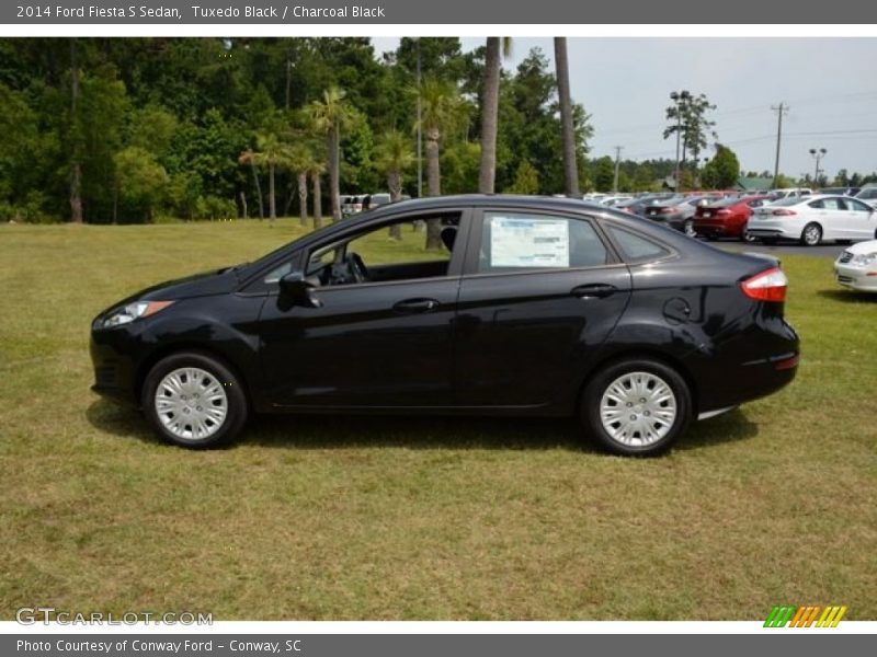 Tuxedo Black / Charcoal Black 2014 Ford Fiesta S Sedan