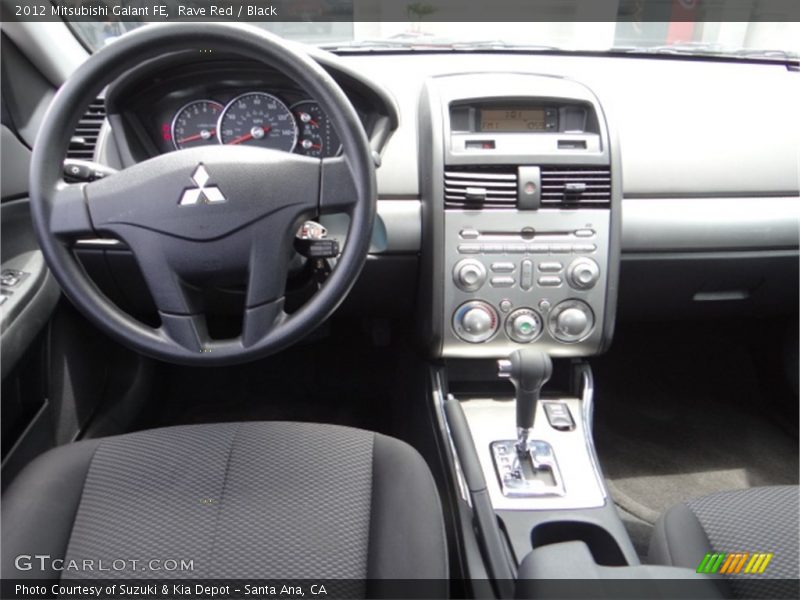 Rave Red / Black 2012 Mitsubishi Galant FE