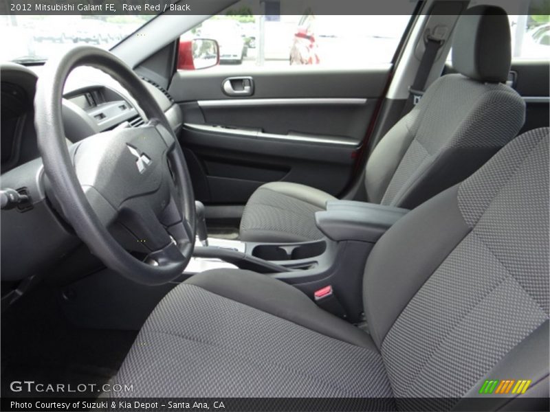 Rave Red / Black 2012 Mitsubishi Galant FE