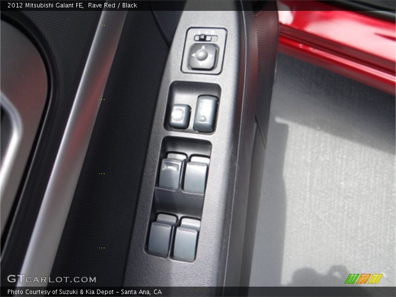 Rave Red / Black 2012 Mitsubishi Galant FE