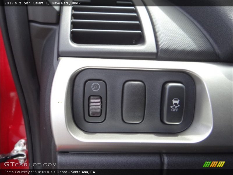 Rave Red / Black 2012 Mitsubishi Galant FE