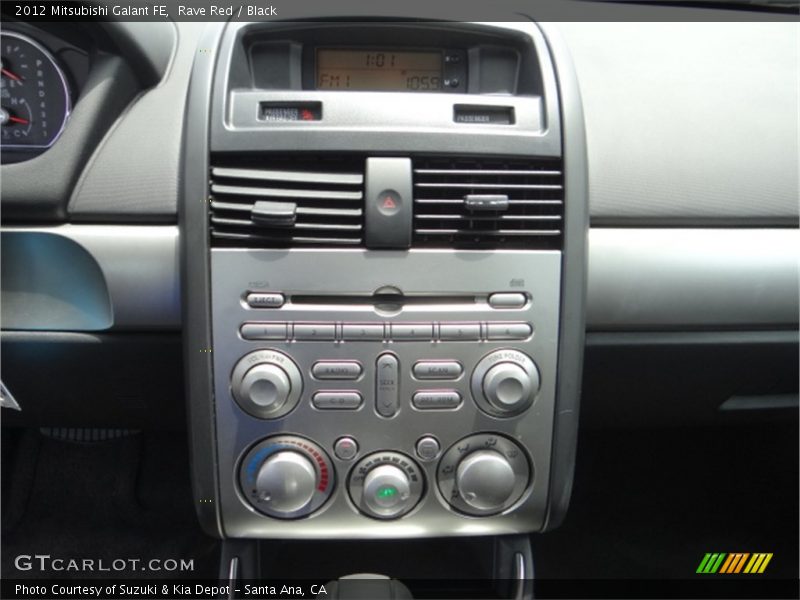 Rave Red / Black 2012 Mitsubishi Galant FE