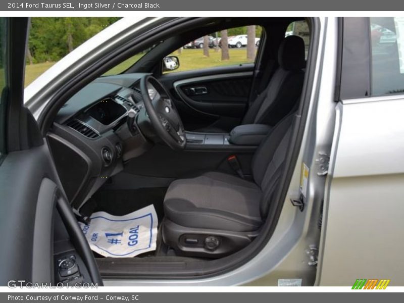 Ingot Silver / Charcoal Black 2014 Ford Taurus SEL
