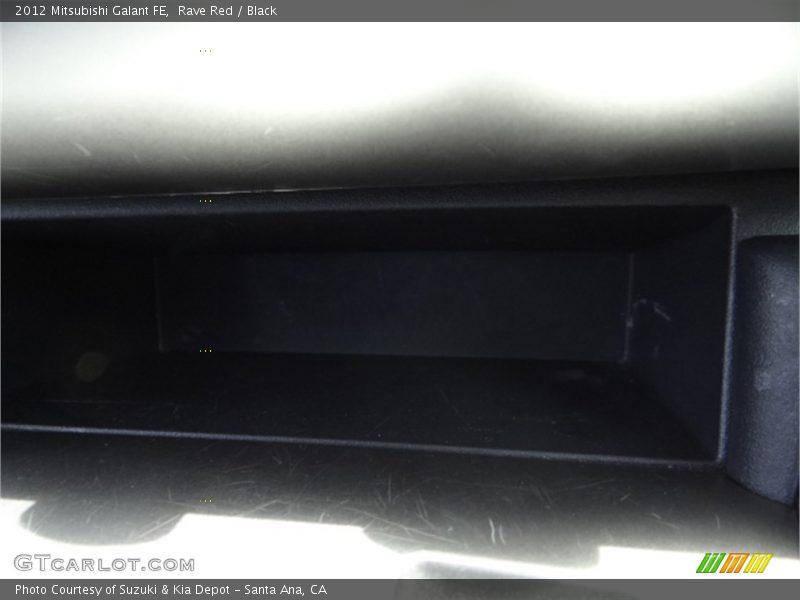 Rave Red / Black 2012 Mitsubishi Galant FE