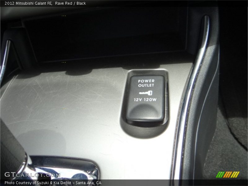 Rave Red / Black 2012 Mitsubishi Galant FE