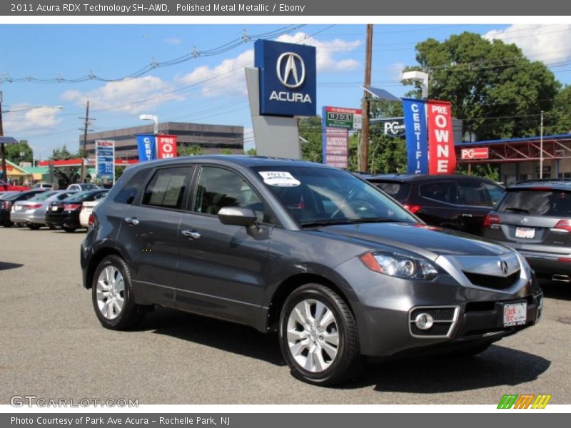 Polished Metal Metallic / Ebony 2011 Acura RDX Technology SH-AWD