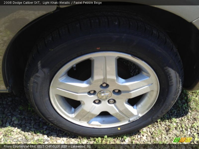 Light Khaki Metallic / Pastel Pebble Beige 2008 Dodge Caliber SXT