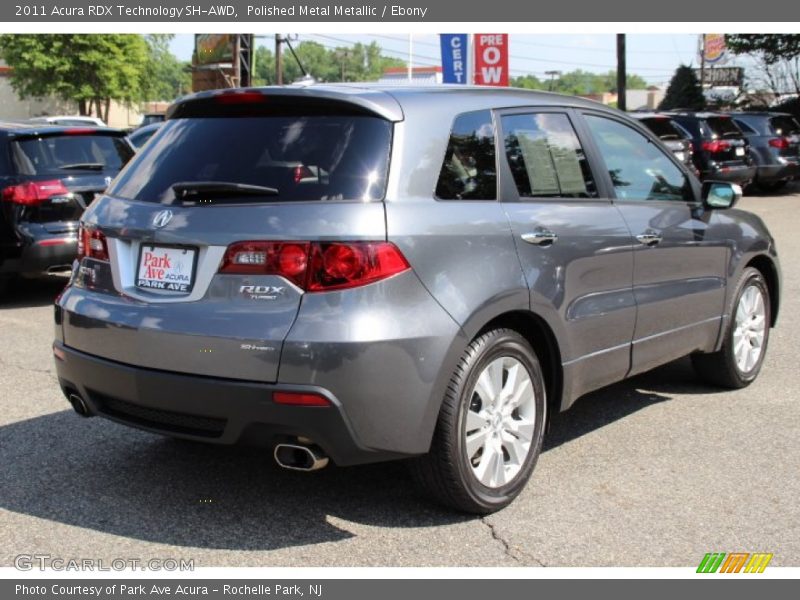 Polished Metal Metallic / Ebony 2011 Acura RDX Technology SH-AWD