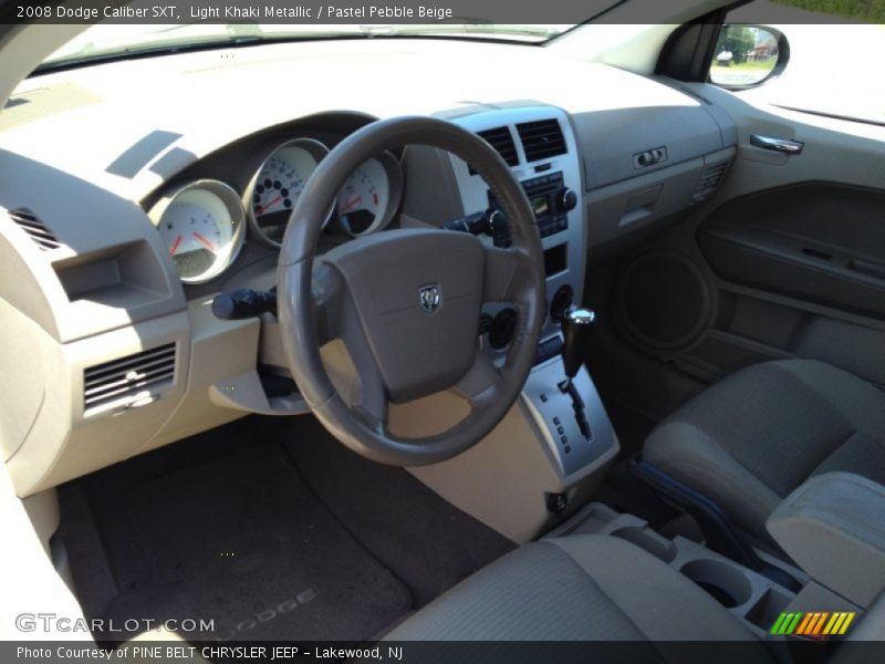 Light Khaki Metallic / Pastel Pebble Beige 2008 Dodge Caliber SXT