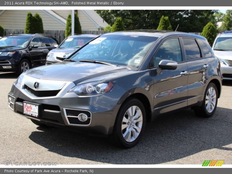 Polished Metal Metallic / Ebony 2011 Acura RDX Technology SH-AWD