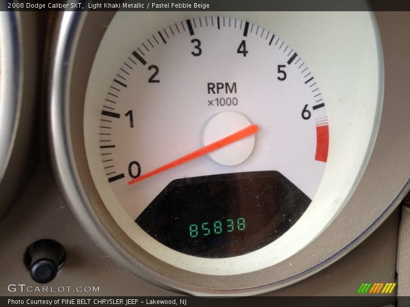 Light Khaki Metallic / Pastel Pebble Beige 2008 Dodge Caliber SXT