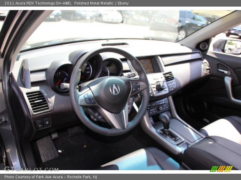 Polished Metal Metallic / Ebony 2011 Acura RDX Technology SH-AWD