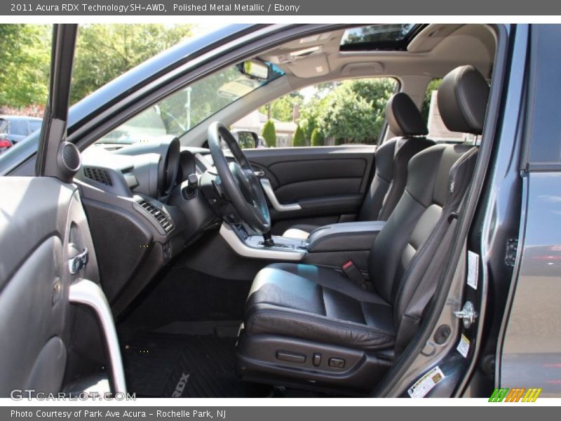 Polished Metal Metallic / Ebony 2011 Acura RDX Technology SH-AWD