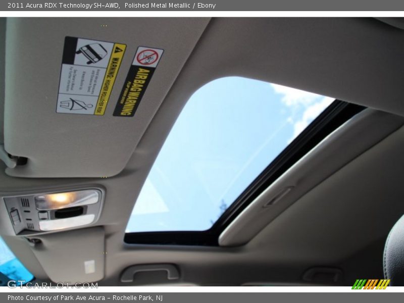 Polished Metal Metallic / Ebony 2011 Acura RDX Technology SH-AWD