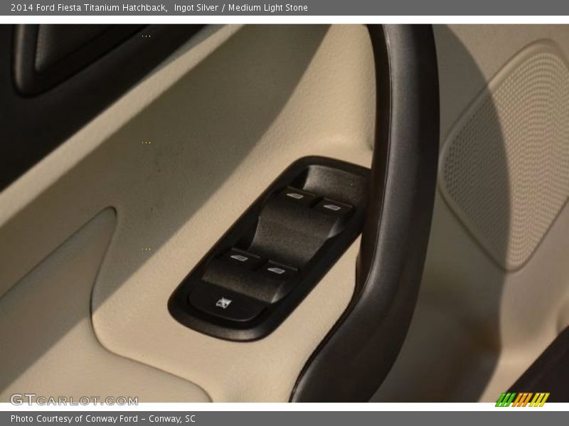 Ingot Silver / Medium Light Stone 2014 Ford Fiesta Titanium Hatchback