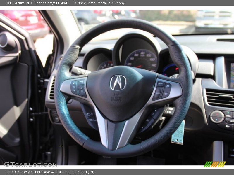 Polished Metal Metallic / Ebony 2011 Acura RDX Technology SH-AWD