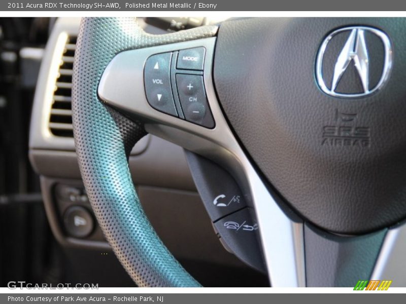 Polished Metal Metallic / Ebony 2011 Acura RDX Technology SH-AWD