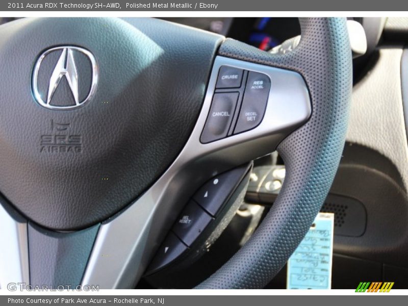 Polished Metal Metallic / Ebony 2011 Acura RDX Technology SH-AWD