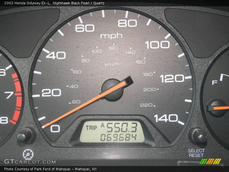 Nighthawk Black Pearl / Quartz 2003 Honda Odyssey EX-L