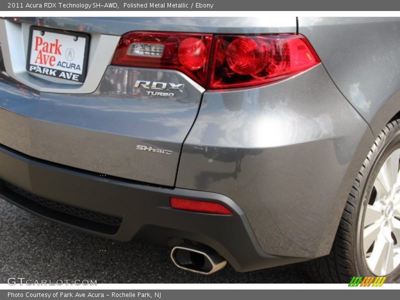 Polished Metal Metallic / Ebony 2011 Acura RDX Technology SH-AWD