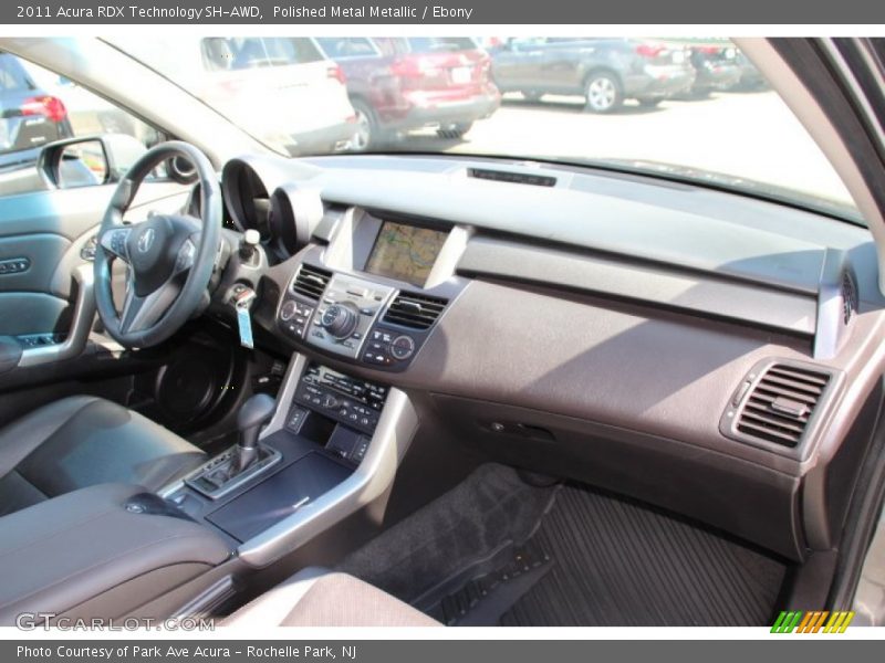 Polished Metal Metallic / Ebony 2011 Acura RDX Technology SH-AWD