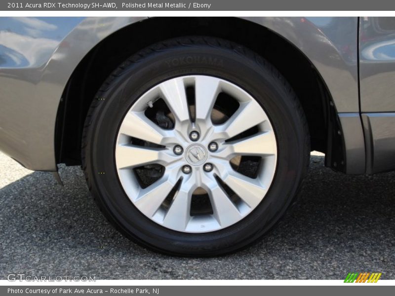 Polished Metal Metallic / Ebony 2011 Acura RDX Technology SH-AWD