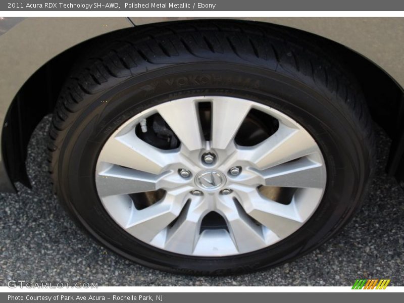 Polished Metal Metallic / Ebony 2011 Acura RDX Technology SH-AWD