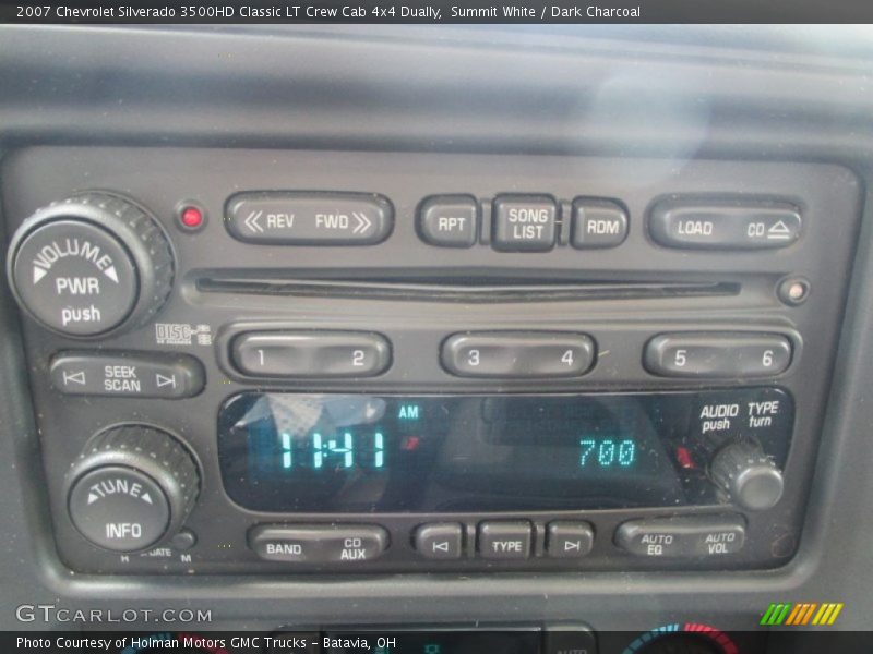 Summit White / Dark Charcoal 2007 Chevrolet Silverado 3500HD Classic LT Crew Cab 4x4 Dually
