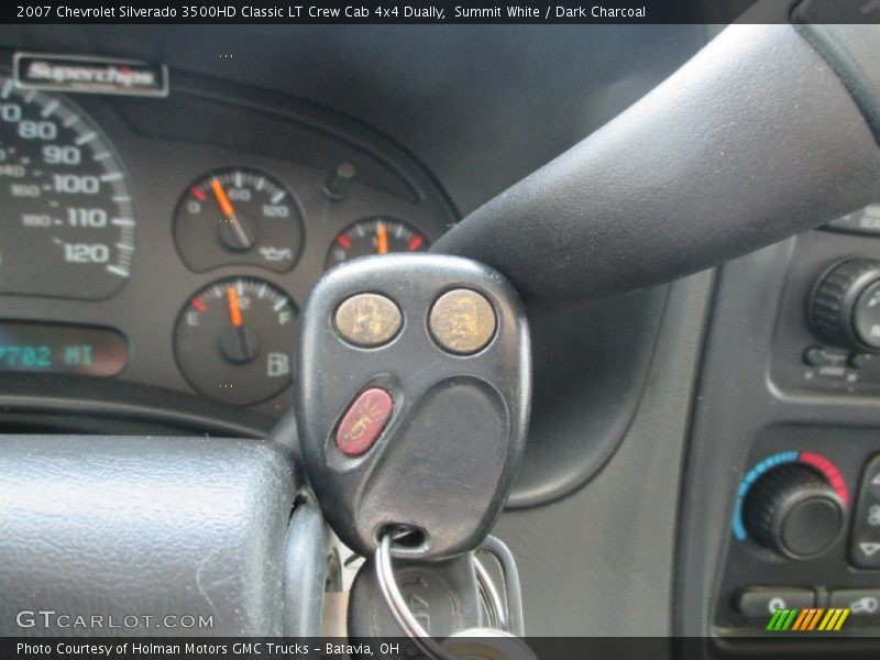 Summit White / Dark Charcoal 2007 Chevrolet Silverado 3500HD Classic LT Crew Cab 4x4 Dually