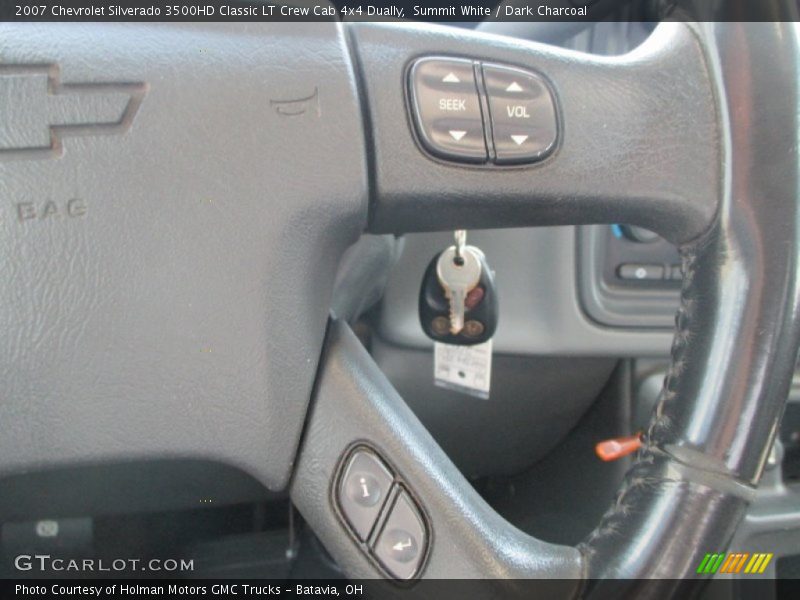 Summit White / Dark Charcoal 2007 Chevrolet Silverado 3500HD Classic LT Crew Cab 4x4 Dually