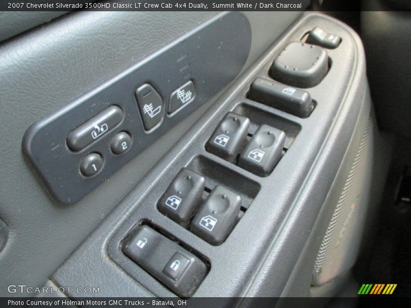 Summit White / Dark Charcoal 2007 Chevrolet Silverado 3500HD Classic LT Crew Cab 4x4 Dually