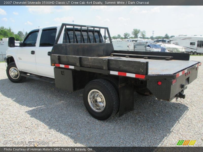 Summit White / Dark Charcoal 2007 Chevrolet Silverado 3500HD Classic LT Crew Cab 4x4 Dually