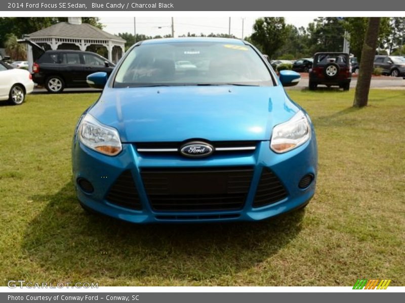 Blue Candy / Charcoal Black 2014 Ford Focus SE Sedan