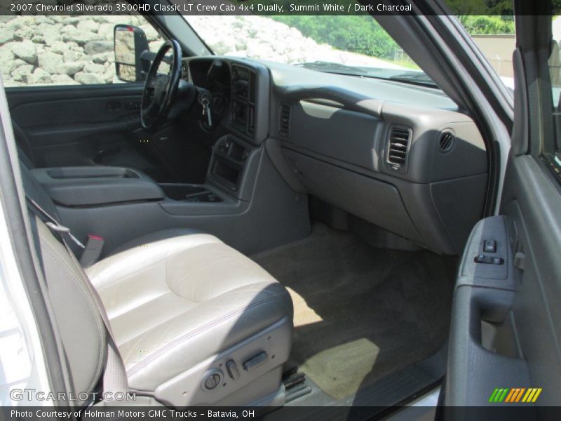 Summit White / Dark Charcoal 2007 Chevrolet Silverado 3500HD Classic LT Crew Cab 4x4 Dually