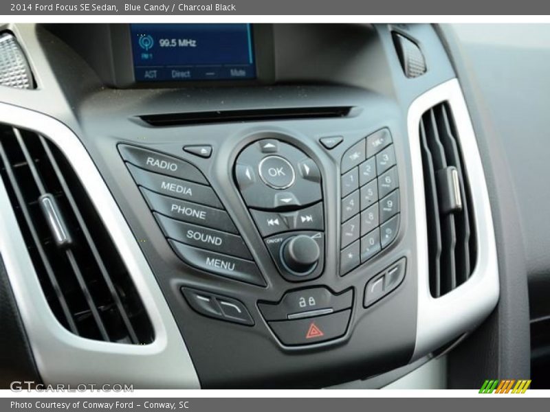 Blue Candy / Charcoal Black 2014 Ford Focus SE Sedan