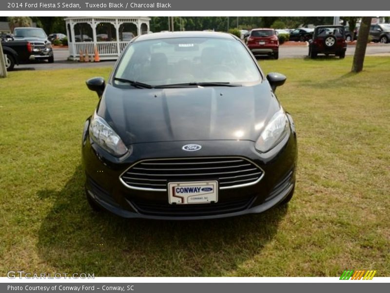 Tuxedo Black / Charcoal Black 2014 Ford Fiesta S Sedan